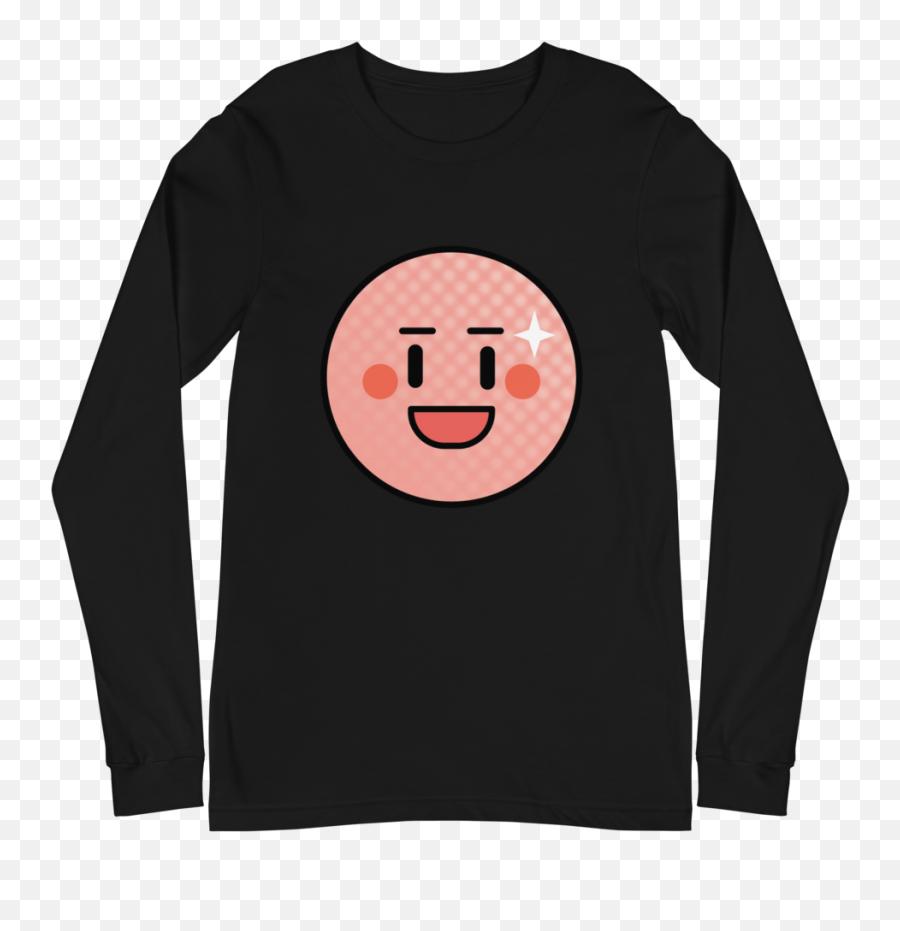 Pinkmoon - Unisex Long Sleeve Tee U2013 Pinkmoon Finance Emoji,Blank Look Emoticon Pinkmoon - Unisex Long Sleeve Tee U2013 Pinkmoon Finance Emoji,Blank Look Emoticon
