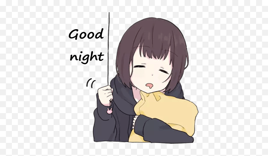 Menhera Chan Sticker Pack Whatsapp - Goodnight Anime Menhera Chan Men Emoji,Dogeza Emoji