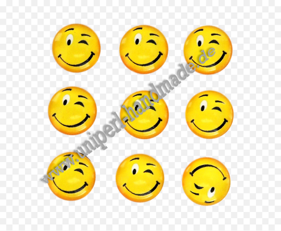 Emoji Cabochon 14 Mm Smiling Face With Winking Eye - Happy,Smile Face Emoji