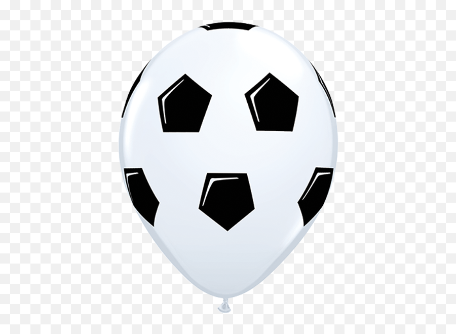 25 X 11 Qualatex Latex Balloons - Soccer Ballfootball Football Balloon Emoji,Party Ball Emoji