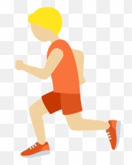 Person Running Emoji Clipart - Emojis De Personas Corriendo,Gym Emojis