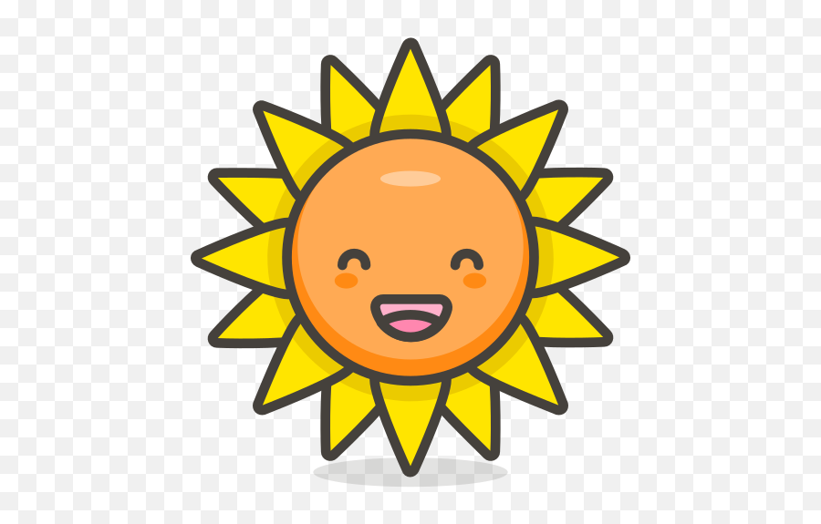 Download Gambar Matahari Png - Emot Matahari Emoji,Lg Optimus F7 Emojis