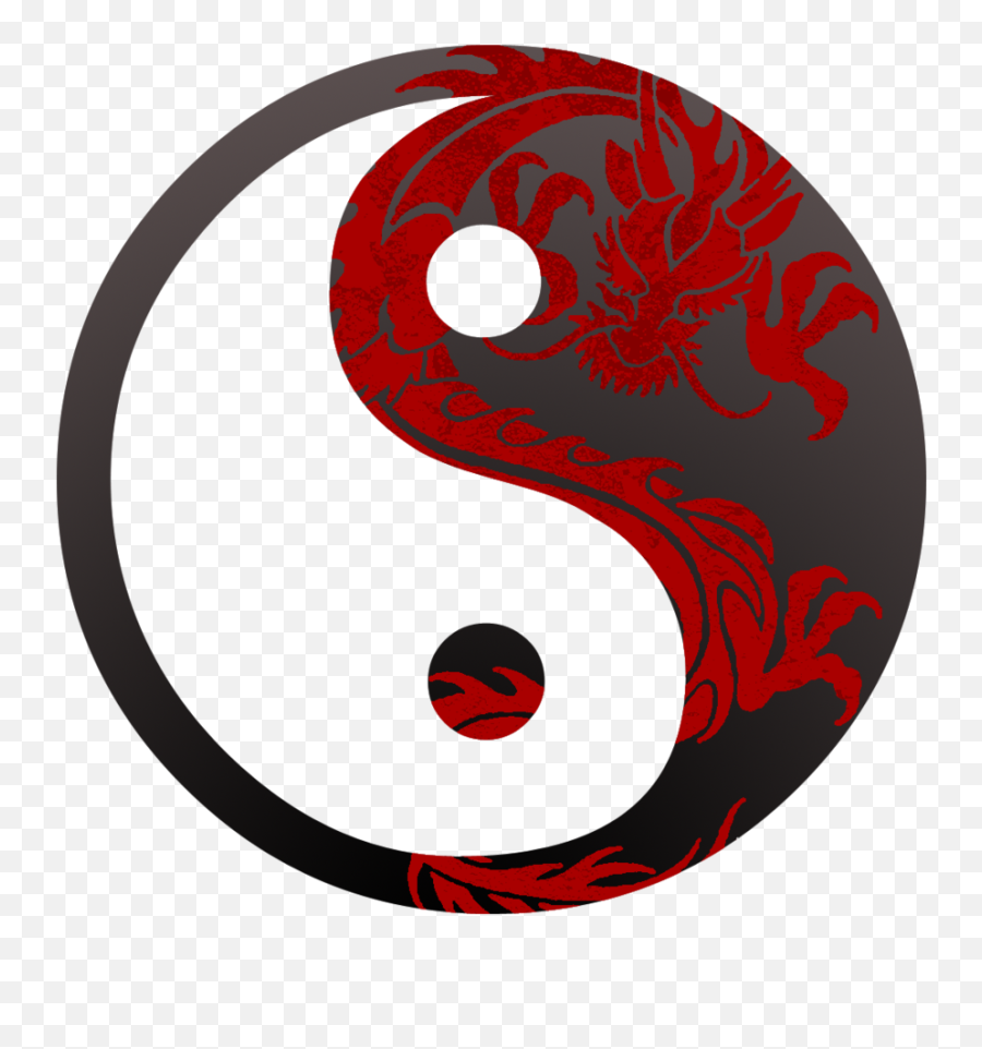 Simbolo De La Arana - Dragon Yin Yang Symbol Emoji,Yin And Yang Emoji