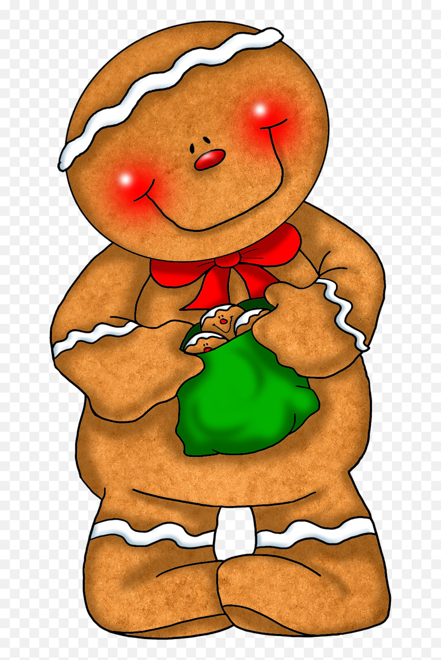 Clipart Of Gingerbread Man - Funny Ginger Bread Man Clipart Emoji,Gingerbread Cookie Emoji