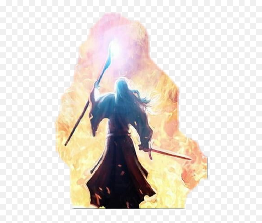 Gandalf Sticker - El Señor De Los Anillos Gandalf Vs Balrog Emoji,Gandalf Emoji