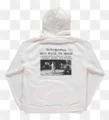 Download Hd White Moon Landing Hoodie - Hoodie Transparent Hooded Emoji,Black Emoji Hoodie