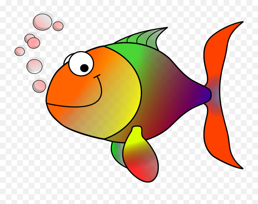 Happy Rainbow Fish Png Svg Clip Art For Web - Download Clip Happy Rainbow Fish Cartoon Png Svg Emoji,Fish Flags Emoji