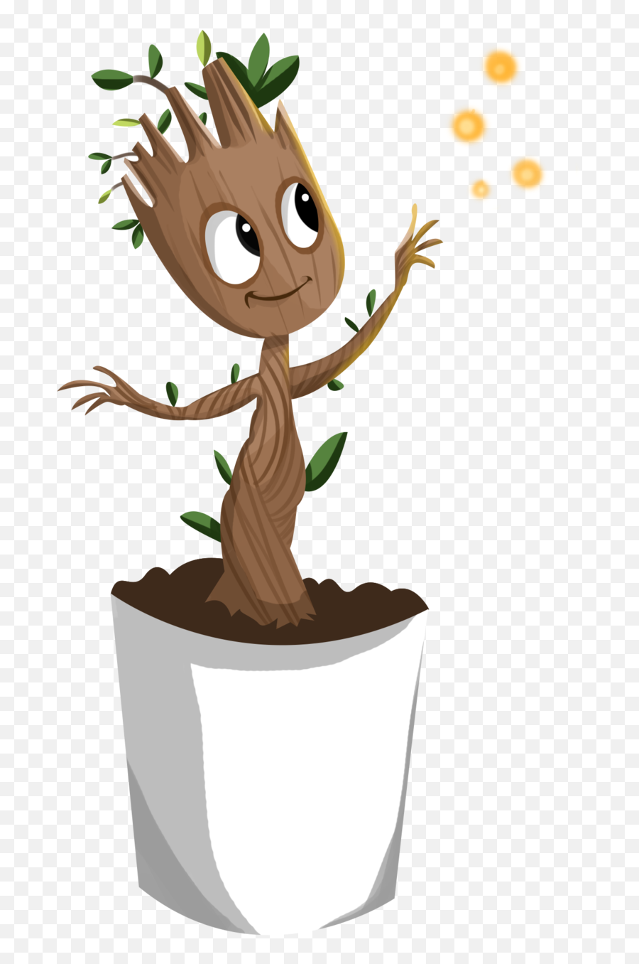 Tree - Free Icon Library Baby Groot Cartoon Transparent Background Emoji,Baby Groot Emoji