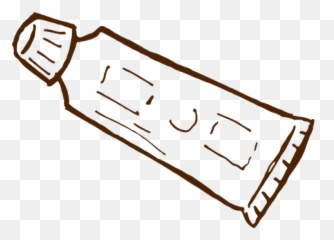Dibujado A Mano Icono De Pasta De - Pasta Dental Para Colorear Emoji,Dibujos De Emoji Con Los Dientes