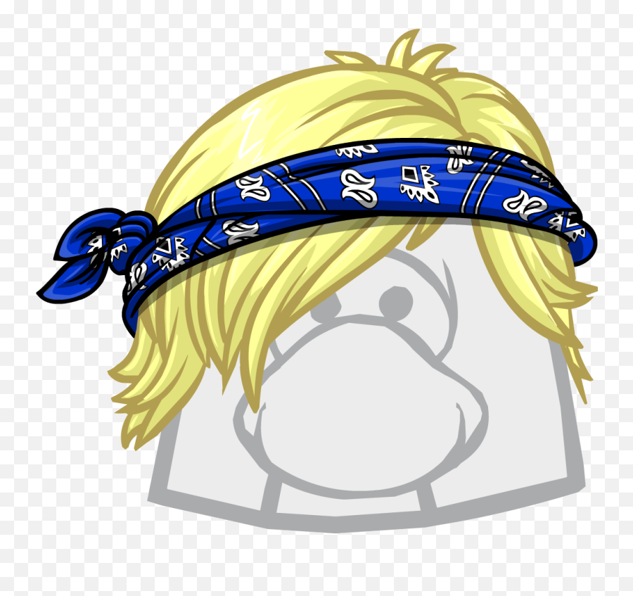 G Billy Bandana Club Penguin Wiki Fandom - Club Penguin Hair With Headphones Emoji,Emoji With Bandana