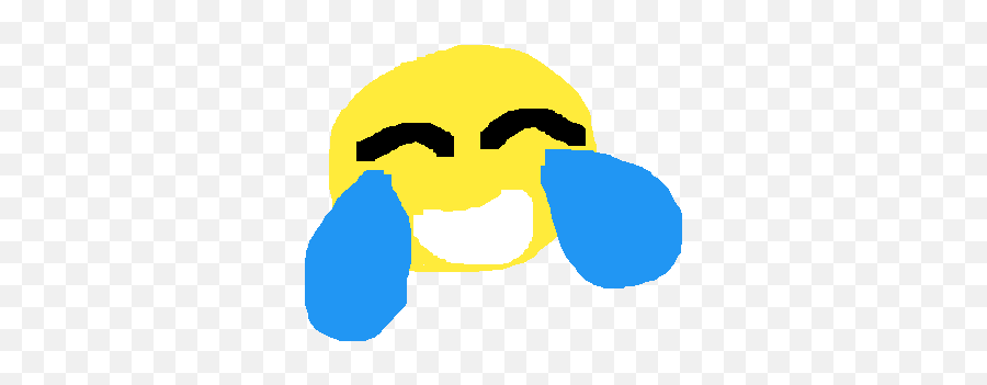 Pixilart - Dot Emoji,Laughingand Crying Emoticon