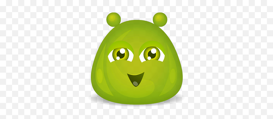 Tiny Alien Stickers By Chris Searle - Happy Emoji,Green Alien-looking Emoticon