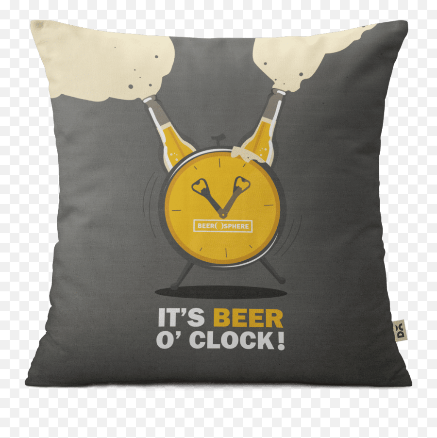 Dailyobjects Beer Oclock Froth 12 Cushion Coverbuy At - Decorative Emoji,Pillow Emoticon With Arms