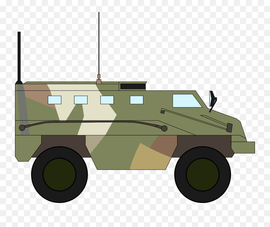 Car Emoji Png - Armored Car Army Clipart,Military Emoji