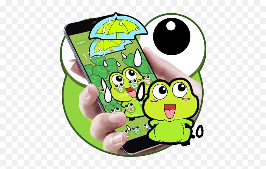 Tema De La Rana Ojo Grande - Mobile Phone Emoji,Como Subir A Google Play Una App De Cartoons Y Emojis
