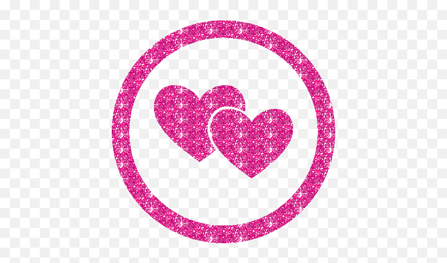 Pin - Girly Emoji,Glitter Hearts Emoticon