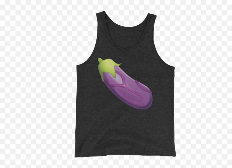 Veiny Aubergine Emoji - Sleeveless Shirt,Veiny Eggplant Emoji
