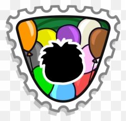 Party Puffle Stamp Club Penguin Wiki Fandom - Club Penguin Cadence Stamp Emoji,Cpr Emojis