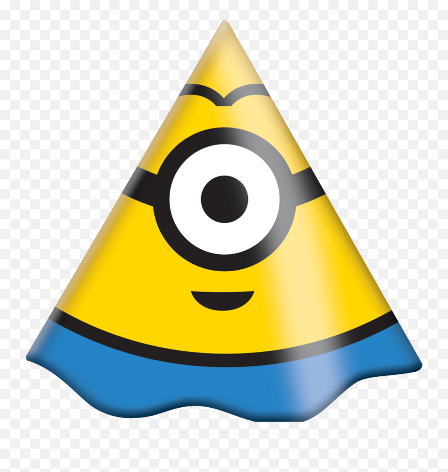 Chapéu De Aniversário Minions Festcolor - Lojas Brilhante Chapeu De Aniversário Dos Minions Emoji,Emoticons Meu Malvado Favorito