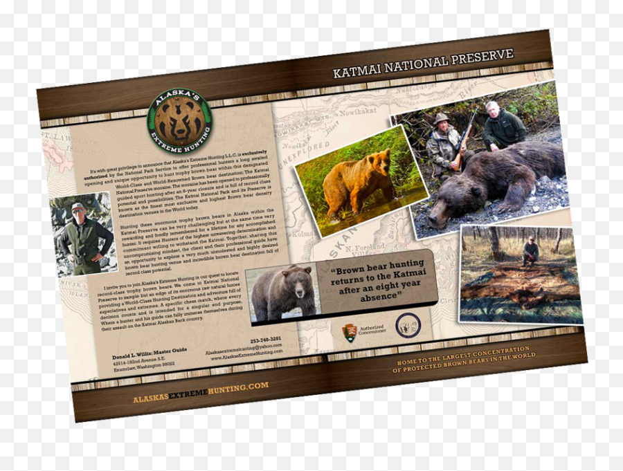 Hunting Outfitter Brochures - Brown Bear Emoji,Turkey Hunting Killshot Emojis