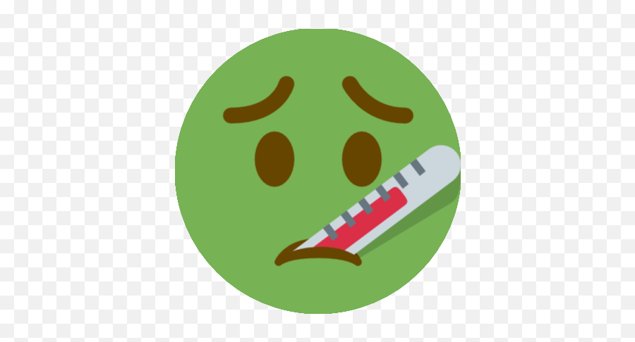 Emojimashupbot - Twitter Search Emoji,New Sick Emoji With Thermometer