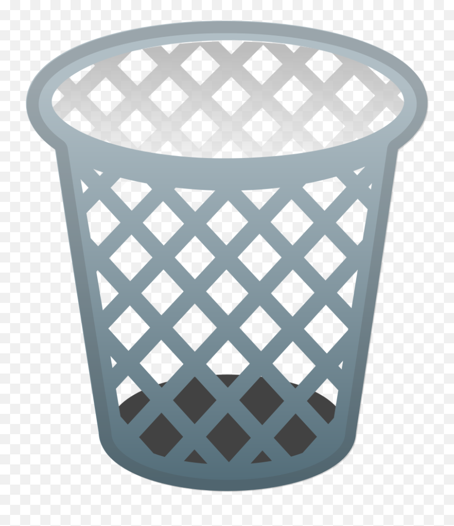 Wastebasket Icon Noto Emoji Objects Iconset Google - Waste Paper Basket Icon,Easter Basket Emoji
