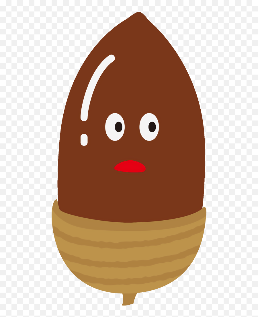 Thanksgiving Cartoon Nose Brown For Acorns For Thanksgiving - Egg Emoji,Chocolate Ice Cream Emoticon