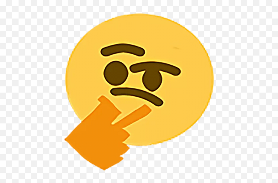 Sticker Maker - Emoji Pensando By Yessy Emoji,Emoji Smash Face