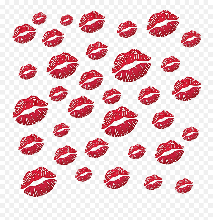 Kiss Sticker - Red Lipstick Kiss Emoji,Emoji Screensavers