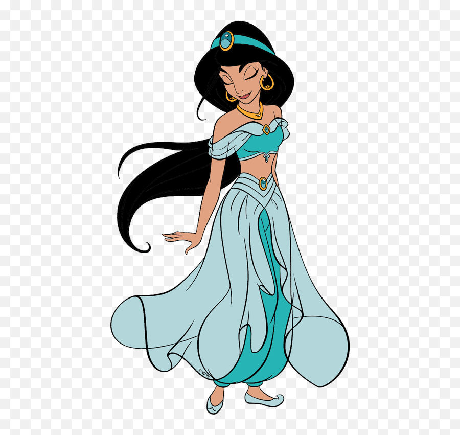 Jasmine Princesa Disney - Disney Clipart Aladdin And Princess Jasmine Emoji,Aladdin And Jasmine Emojis