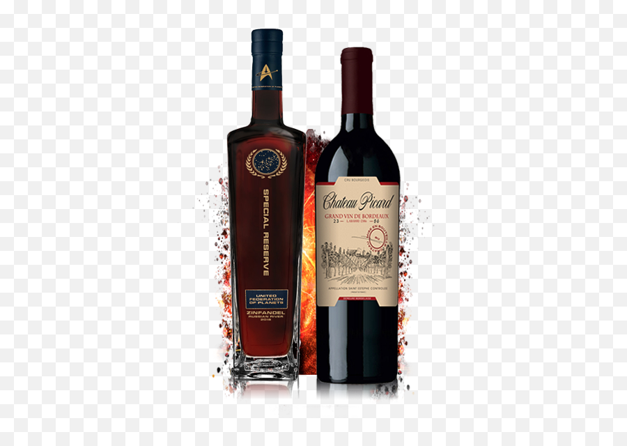 Klingon Blood Wine - Château Picard Star Trek Emoji,Picard Engage Emoticon