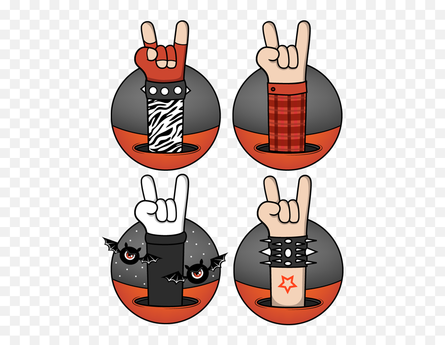 Metal Approved - Sign Language Emoji,Heavy Meatal Horns Emoticon