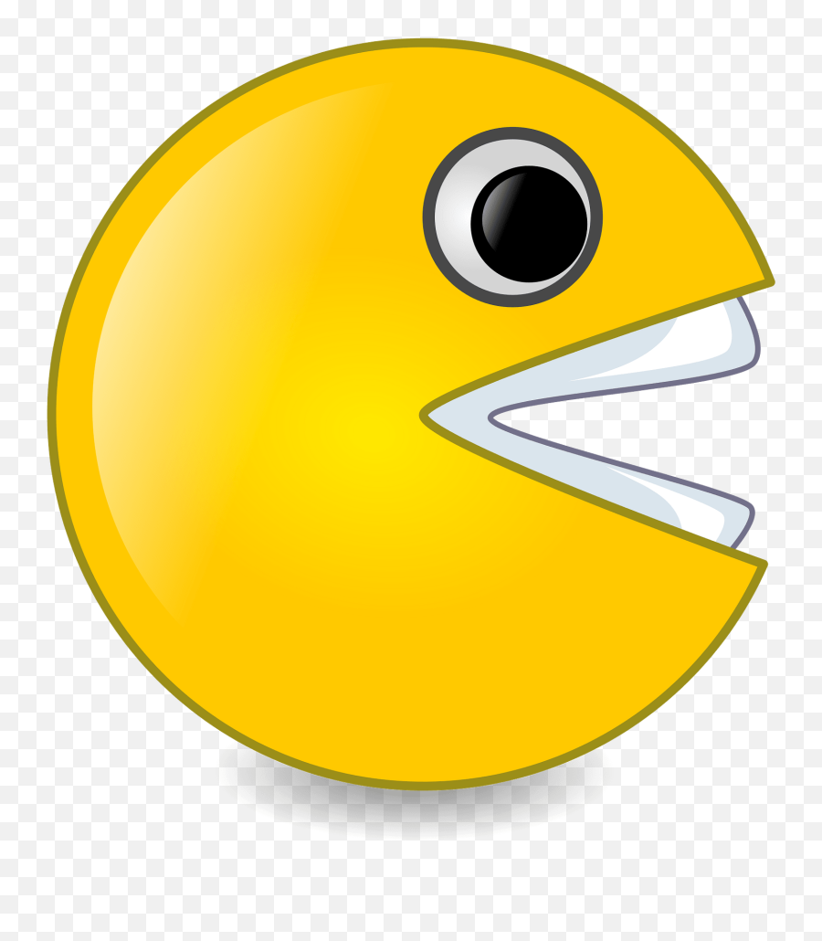 Pacman Clipart Free Download Transparent Png Creazilla - Happy Emoji,Eating Emoticon Face
