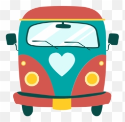 Hippie Bus Element - Transparent Png U0026 Svg Vector File Hippie Simbolos Png Emoji,Dove Love Your Curls Emoji