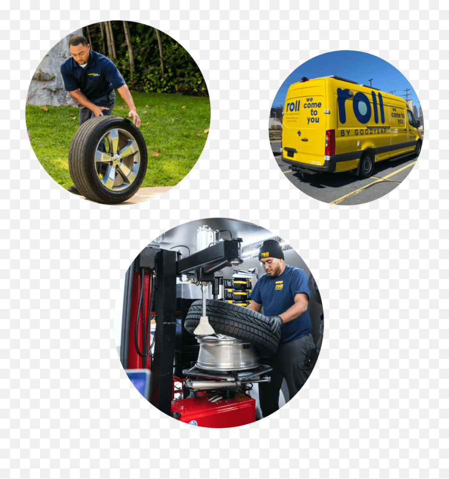 Mobile Tire Installation - Roll By Goodyear Goodyear Tires Emoji,What Is The Google Maps Emoticon For Entering Wisconsin