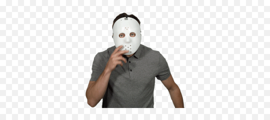 Mask Jason Mask Sticker - Mask Jason Mask Hockey Mask Emoji,Hockey Animated Emojis