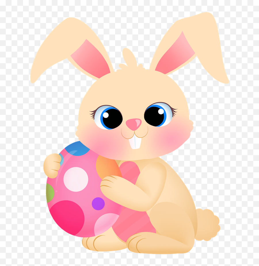 Free Easter Bunny Transparent - Cute Free Easter Bunny Emoji,Emoji Rabbit And Egg