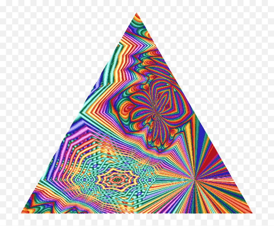 Trippy Triangle Ravenectar Trippy Gif Psychedelic Emoji,Music Video Emotions Trippy