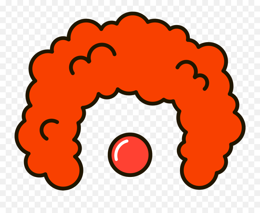 Clown Wig Clipart Free Download Transparent Png Creazilla Emoji,Clown Emoji Did U Drop This