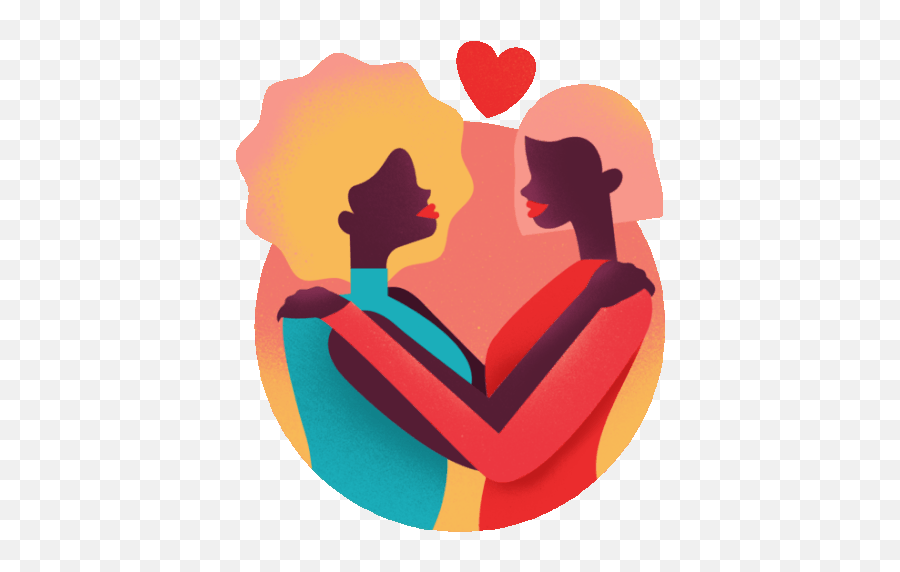 Two Girls In Love Sticker - Proudly Me Appreciation Crush Emoji,2 Heart Emoji Copy