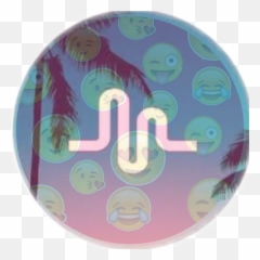 Download Hd Emoji Sticker - Cute Musically Transparent Png,Plate Emoji