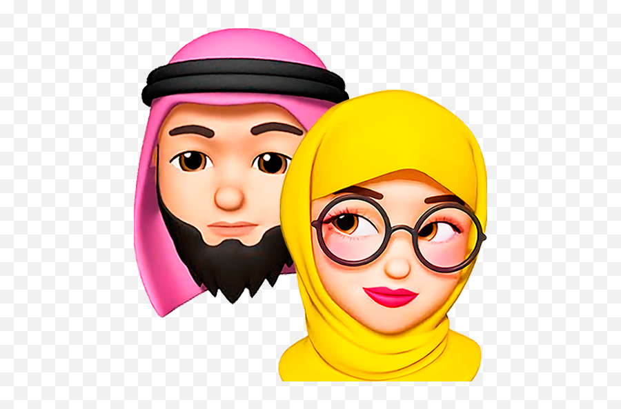 Memoji Hijab Muslim Stickers - Apps On Google Play,Muslim Emojis - Free ...