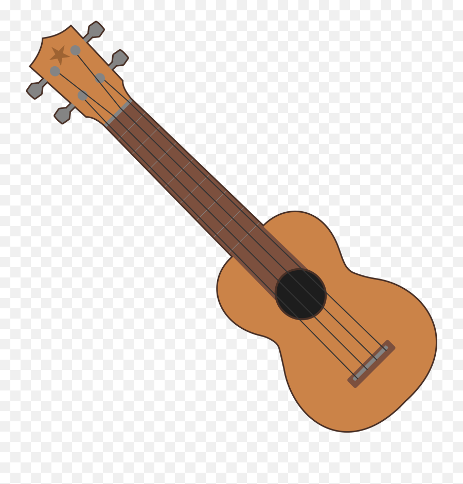 Guitar Clipart String Instrument Guitar String Instrument - Transparent Background Ukulele Clipart Emoji,Cymbal Emoji