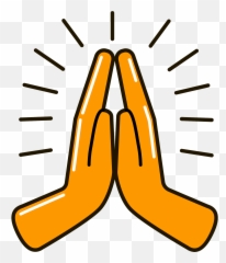 Namaste Clipart Free Download Transparent Png Creazilla - Dot Emoji,Prayer Hands Emoji