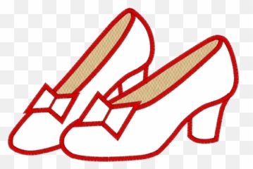 Wizard Of Oz Ruby Slippers Clipart Kid - Clipartix Cartoon Dorothy Red Shoes Emoji,Kids Emoji Slippers