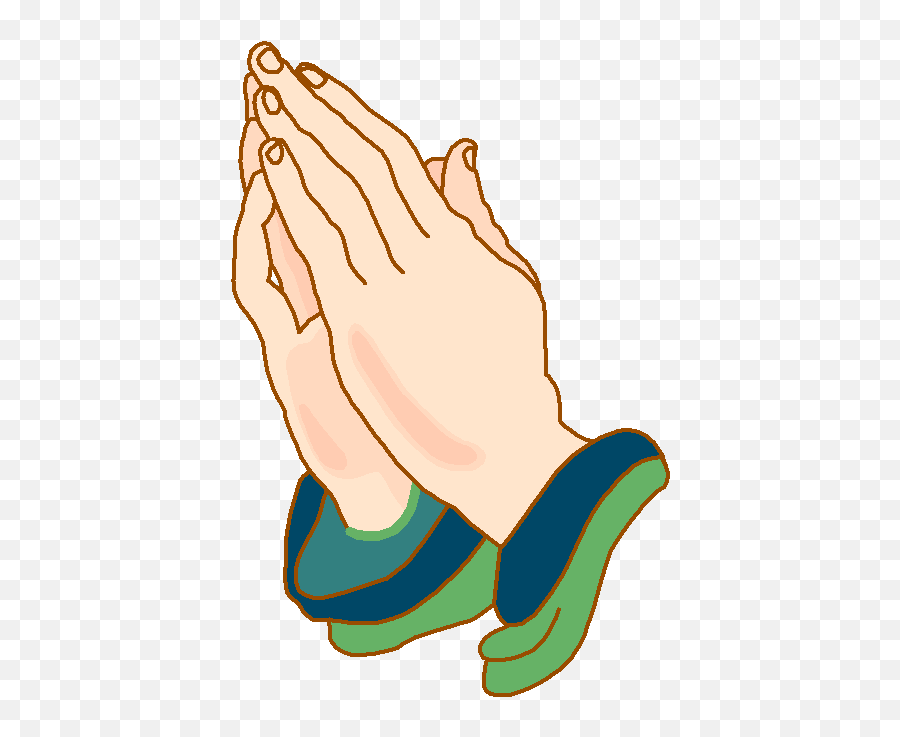 Clipart Hands Prayer Clipart Hands Prayer Transparent Free - Transparent Praying Hands Cartoon Png Emoji,Folded Hands Emoji