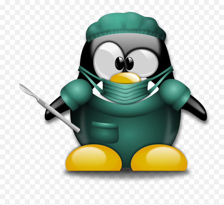 Clipart - Surgeon Penguin Png Download Full Size Clipart Free Surgery Clipart Emoji,Surgeon Emoji
