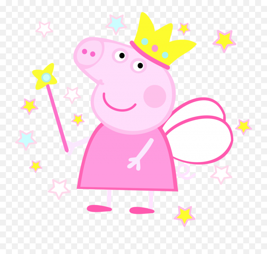 Peppa Pig - Png Imagens Png Peppa Pig De Fada Emoji,Peppa Pig Emoji