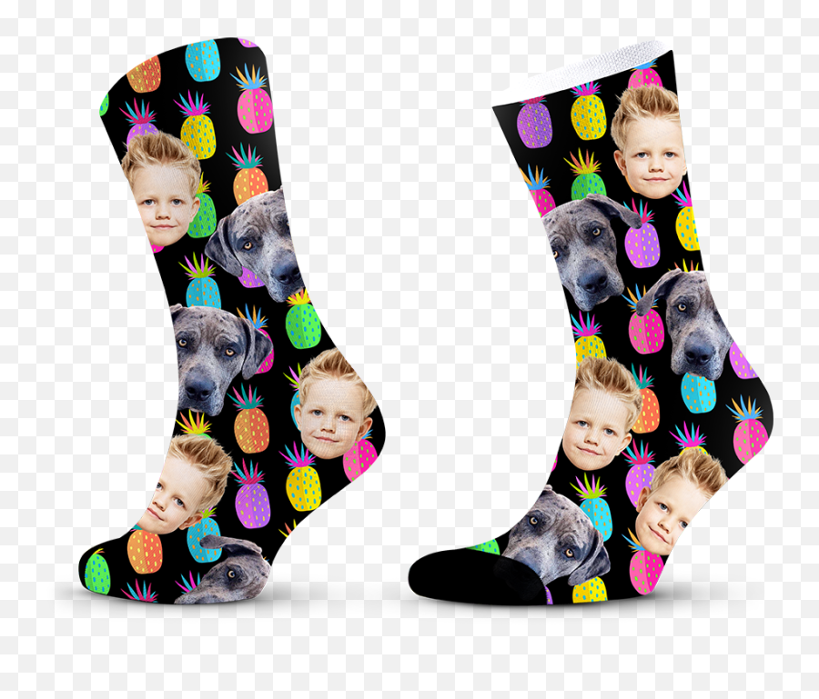 Australian Made - For Teen Emoji,Peach Emoji Socks