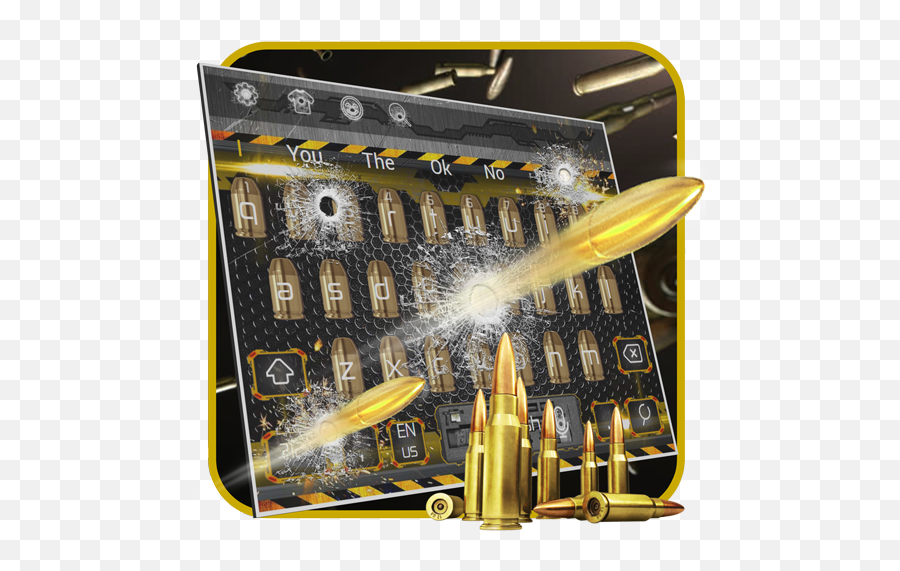 Gun Bullet Smg Keyboard Aplikacije Na - Explosive Emoji,Gun Bullet Emoji